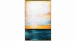 Handgemaltes Gemälde 'Meditation am Strand' 60x90cm | inkl. Echtheitszertifikat
