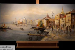 Handgemaltes Gemälde 'Mein Traum von Venedig' 100x50cm | inkl. Echtheitszertifikat