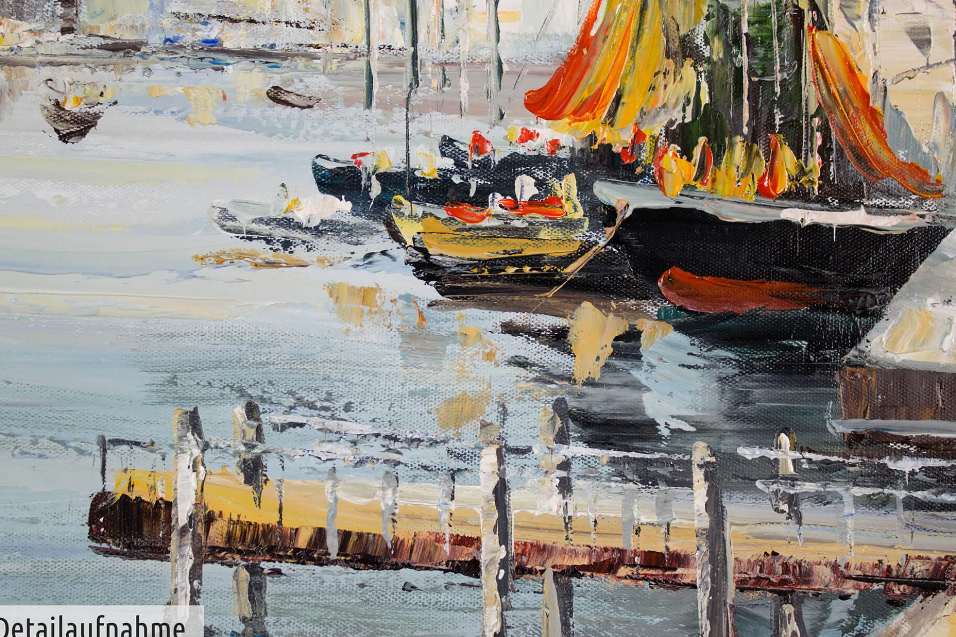 Handgemaltes Gemälde 'Mein Traum von Venedig' 100x50cm | inkl. Echtheitszertifikat