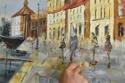 Handgemaltes Gemälde 'Mein Traum von Venedig' 100x50cm | inkl. Echtheitszertifikat