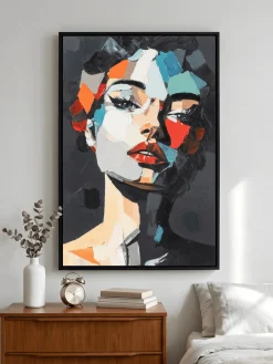 Handgemaltes Gemälde 'Midnight Muse' 60x90cm | inkl. Echtheitszertifikat