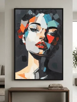 Handgemaltes Gemälde 'Midnight Muse' 60x90cm | inkl. Echtheitszertifikat