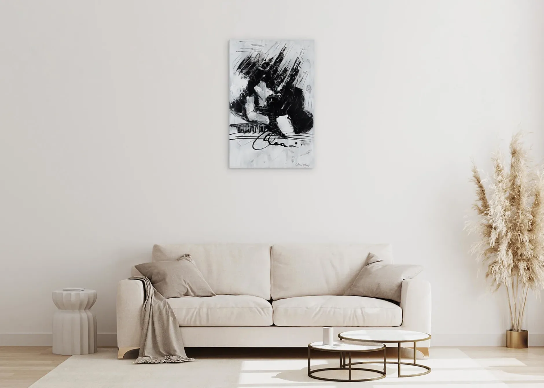 Handgemaltes Gemälde 'Miraculous Graphic' 60x90cm | inkl. Echtheitszertifikat