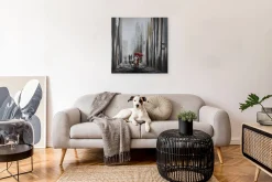 Handgemaltes Gemälde 'Mit dir an meiner Seite' 80x80cm | inkl. Echtheitszertifikat