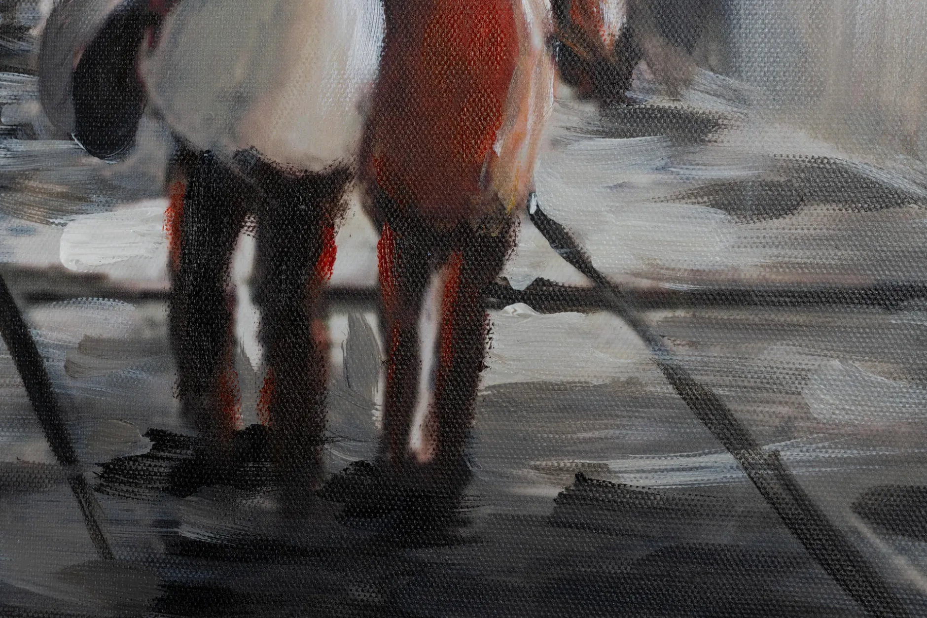 Handgemaltes Gemälde 'Mit dir an meiner Seite' 80x80cm | inkl. Echtheitszertifikat