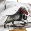 Handgemaltes Gemälde 'Mit Ehre und Stolz' 120x80cm | inkl. Echtheitszertifikat