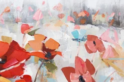 Handgemaltes Gemälde 'Mohnblumenmeer' 120x60cm | inkl. Echtheitszertifikat
