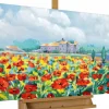 Handgemaltes Gemälde 'Mohnblumenzeit' 93x63cm | inkl. Echtheitszertifikat