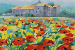 Handgemaltes Gemälde 'Mohnblumenzeit' 93x63cm | inkl. Echtheitszertifikat