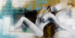 Handgemaltes Gemälde 'Momente der Ekstase' 120x60cm | inkl. Echtheitszertifikat