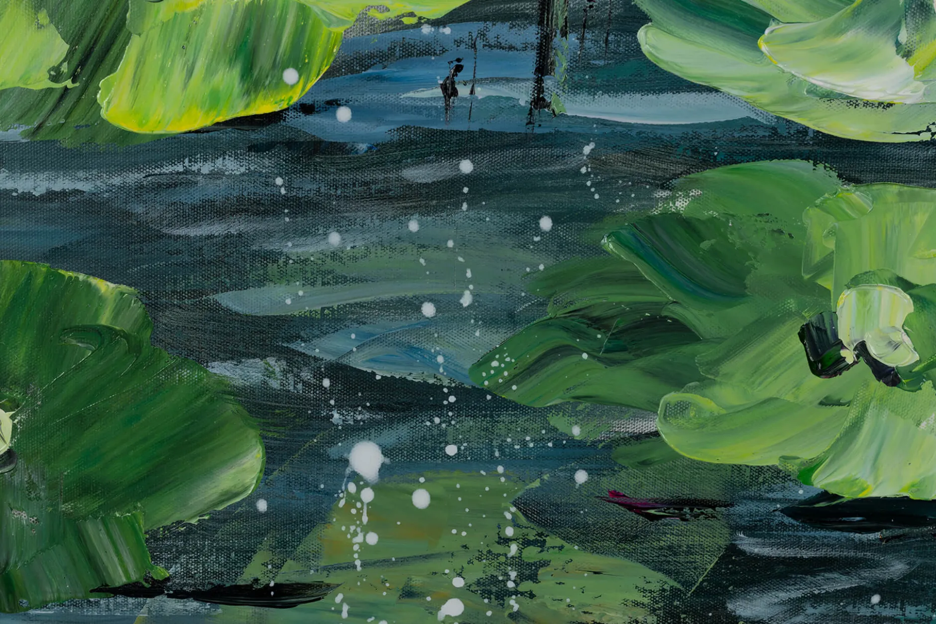 Handgemaltes Gemälde 'Monet's Impressions' 120x60cm | inkl. Echtheitszertifikat