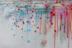 Handgemaltes Gemälde 'Moscow Skyline Silhouette' 120x60cm | inkl. Echtheitszertifikat