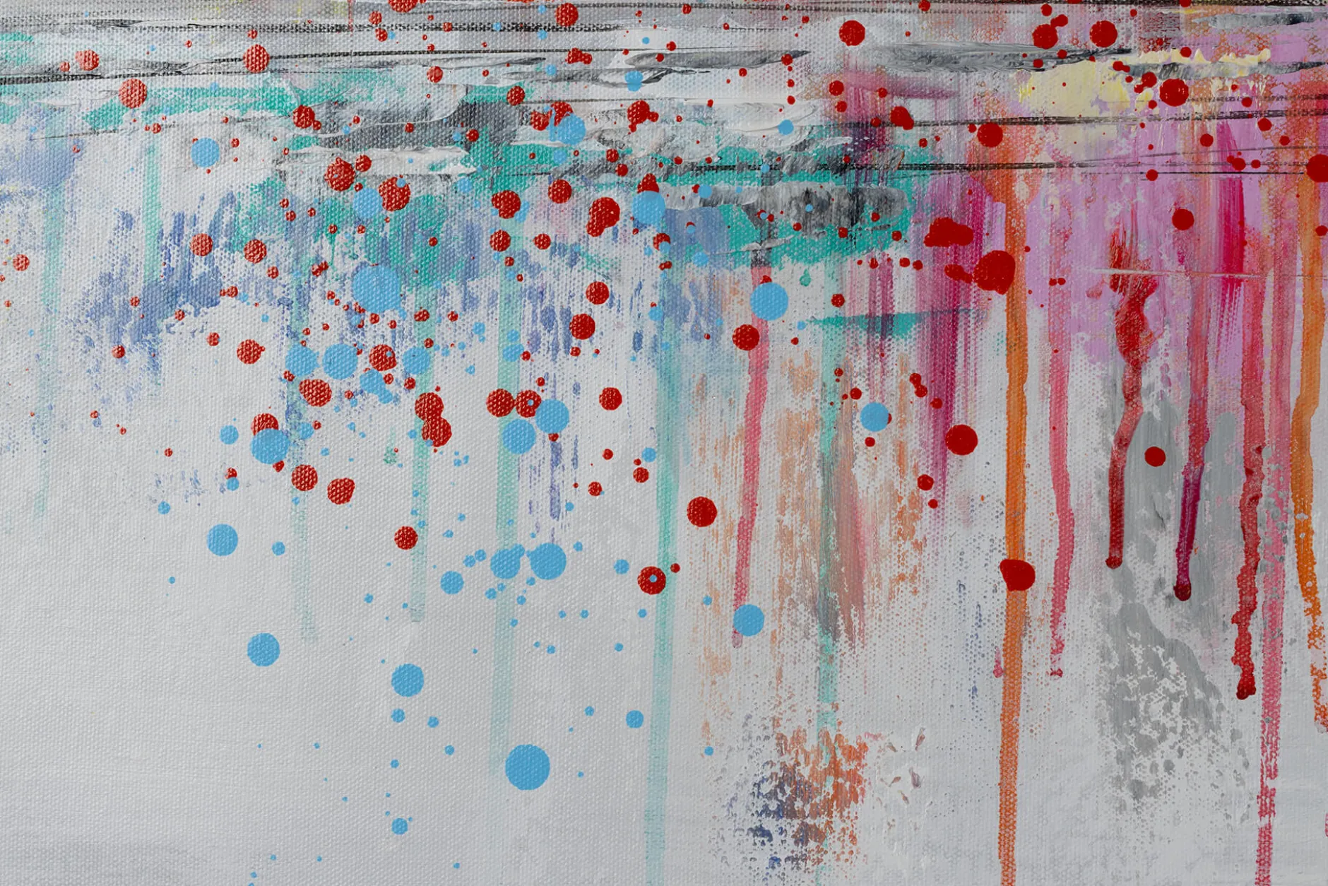 Handgemaltes Gemälde 'Moscow Skyline Silhouette' 120x60cm | inkl. Echtheitszertifikat