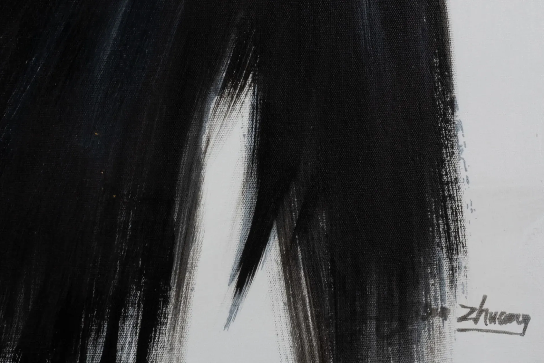 Handgemaltes Gemälde 'Mysterious Darkness' 60x90cm | inkl. Echtheitszertifikat