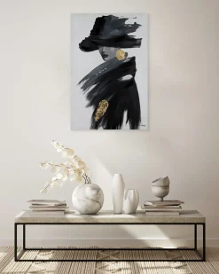Handgemaltes Gemälde 'Mysterious Darkness' 60x90cm | inkl. Echtheitszertifikat