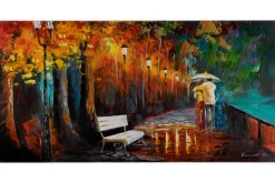 Handgemaltes Gemälde 'Mysteries of the Night' 120x60cm | inkl. Echtheitszertifikat