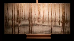 Handgemaltes Gemälde 'Mystischer Wald' 120x60cm | inkl. Echtheitszertifikat