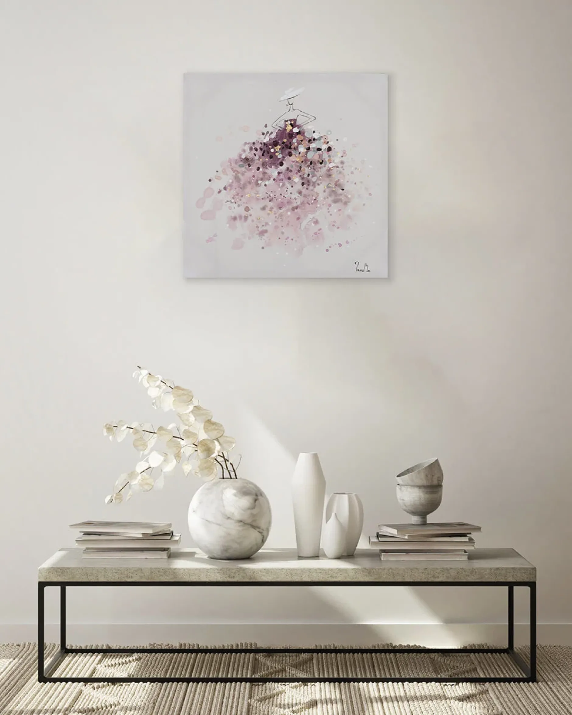 Handgemaltes Gemälde 'Nature is an Artist' 60x60cm | inkl. Echtheitszertifikat