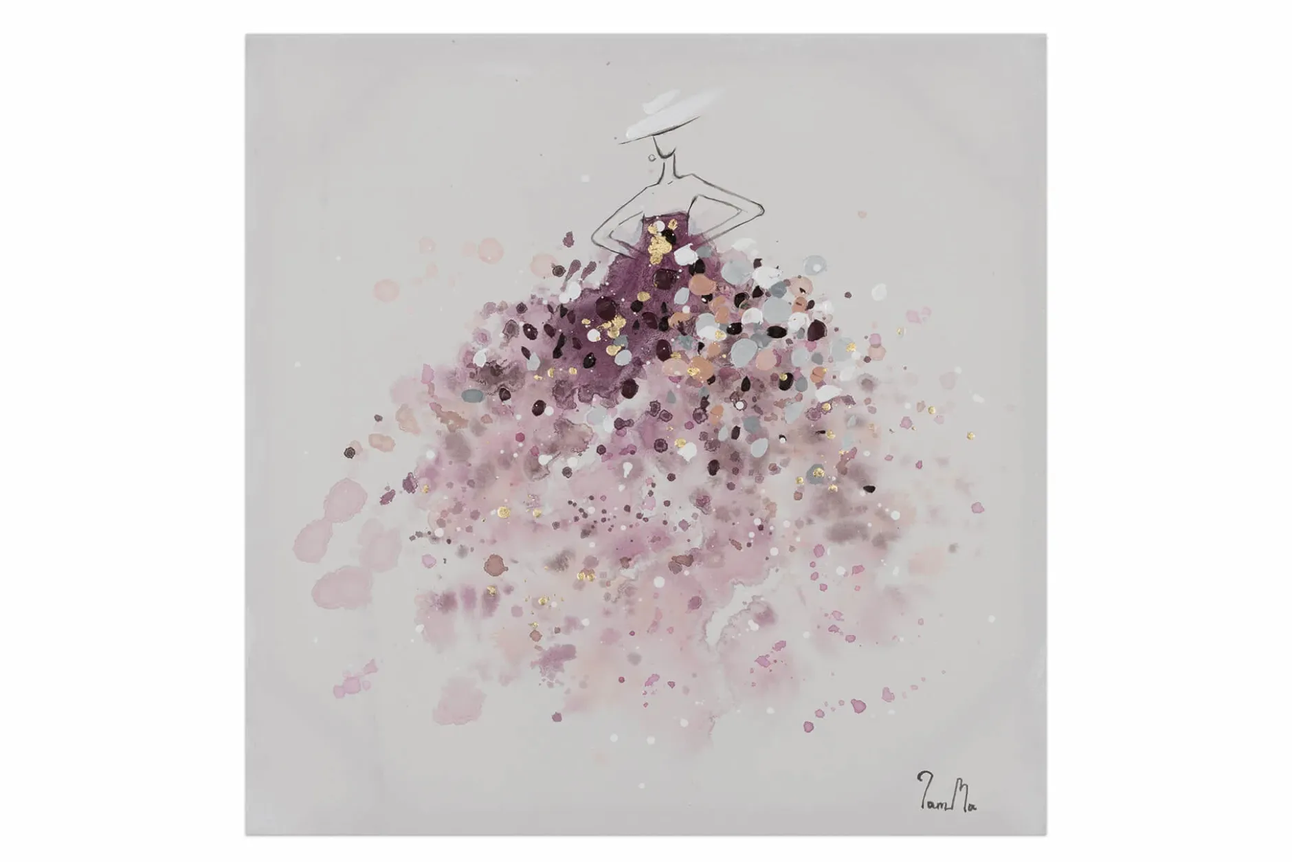 Handgemaltes Gemälde 'Nature is an Artist' 60x60cm | inkl. Echtheitszertifikat