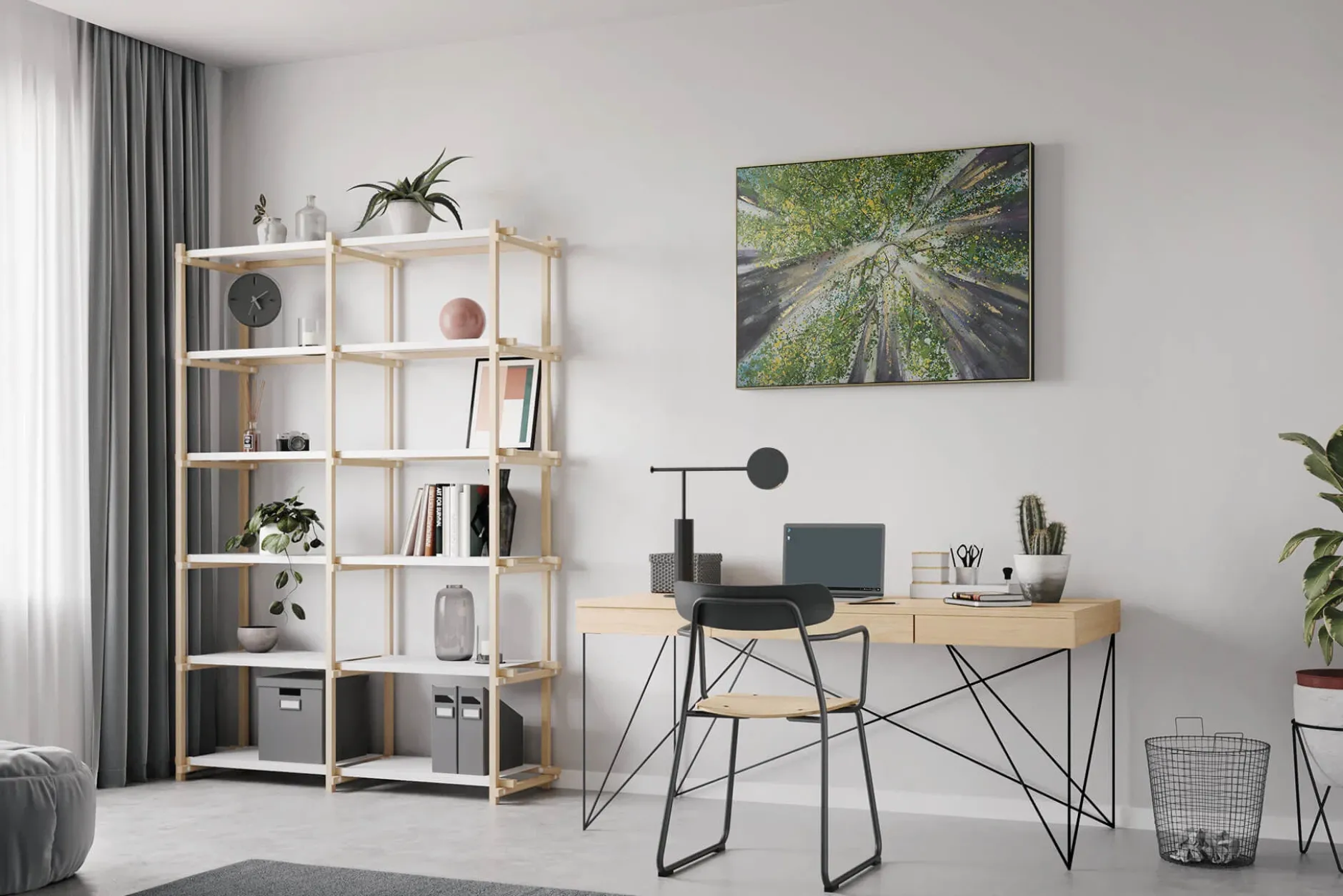 Handgemaltes Gemälde 'Natures Roof' 100x75cm | inkl. Echtheitszertifikat