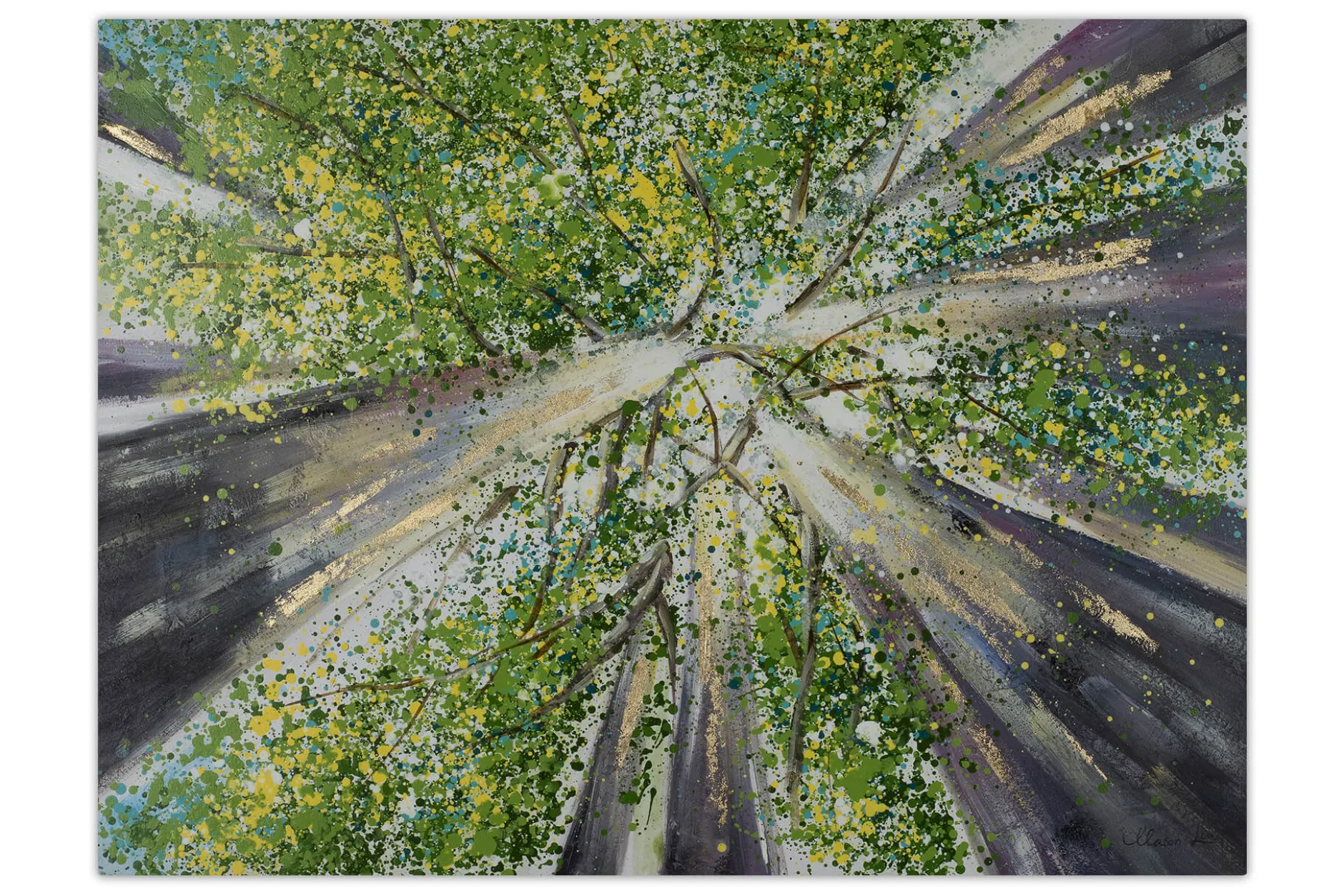 Handgemaltes Gemälde 'Natures Roof' 100x75cm | inkl. Echtheitszertifikat