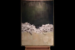 Handgemaltes Gemälde 'Nächtliches Gewitter' 77,5x102,5cm | inkl. Echtheitszertifikat