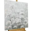 Handgemaltes Gemälde 'Nebelblüten' 80x80cm | inkl. Echtheitszertifikat