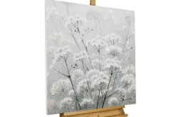 Handgemaltes Gemälde 'Nebelblüten' 80x80cm | inkl. Echtheitszertifikat