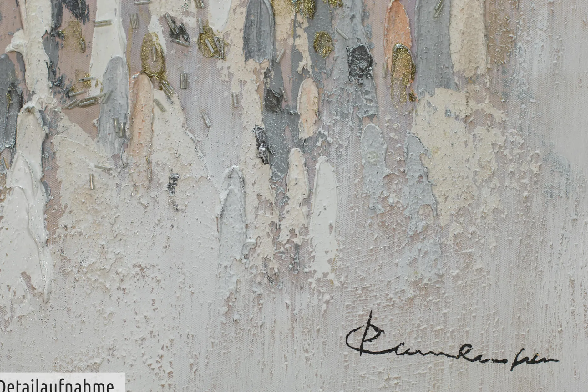 Handgemaltes Gemälde 'Nebula mystica' 60x60cm | inkl. Echtheitszertifikat