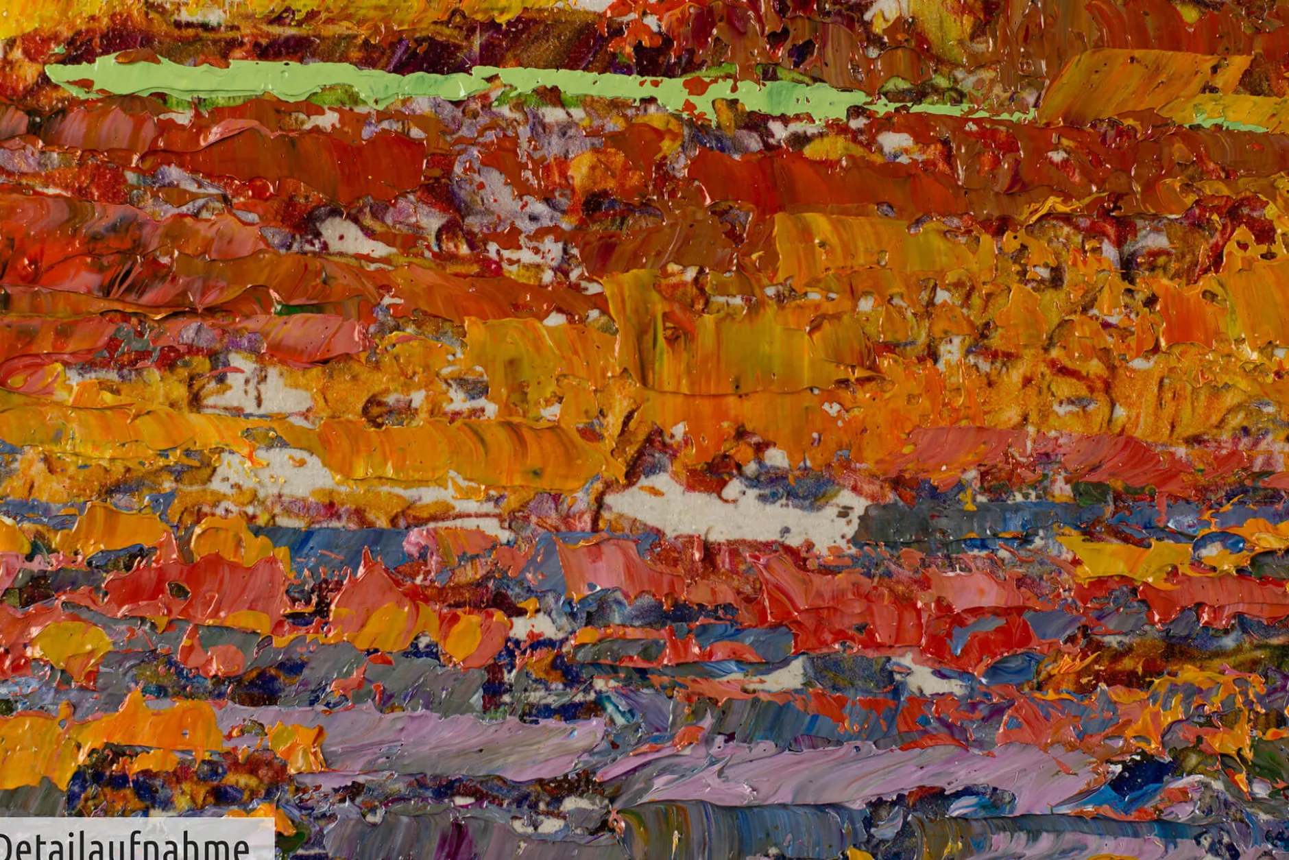 Handgemaltes Gemälde 'Nie den Faden verlieren' 75x100cm | inkl. Echtheitszertifikat