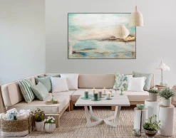 Handgemaltes Gemälde 'Nuancen des Himmels' 120x80cm | inkl. Echtheitszertifikat