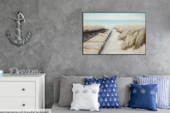 Handgemaltes Gemälde 'October Dunes' 90x60cm | inkl. Echtheitszertifikat