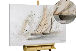Handgemaltes Gemälde 'On the Sea' 100x75cm | inkl. Echtheitszertifikat