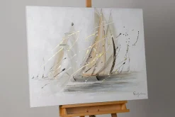 Handgemaltes Gemälde 'On the Sea' 100x75cm | inkl. Echtheitszertifikat