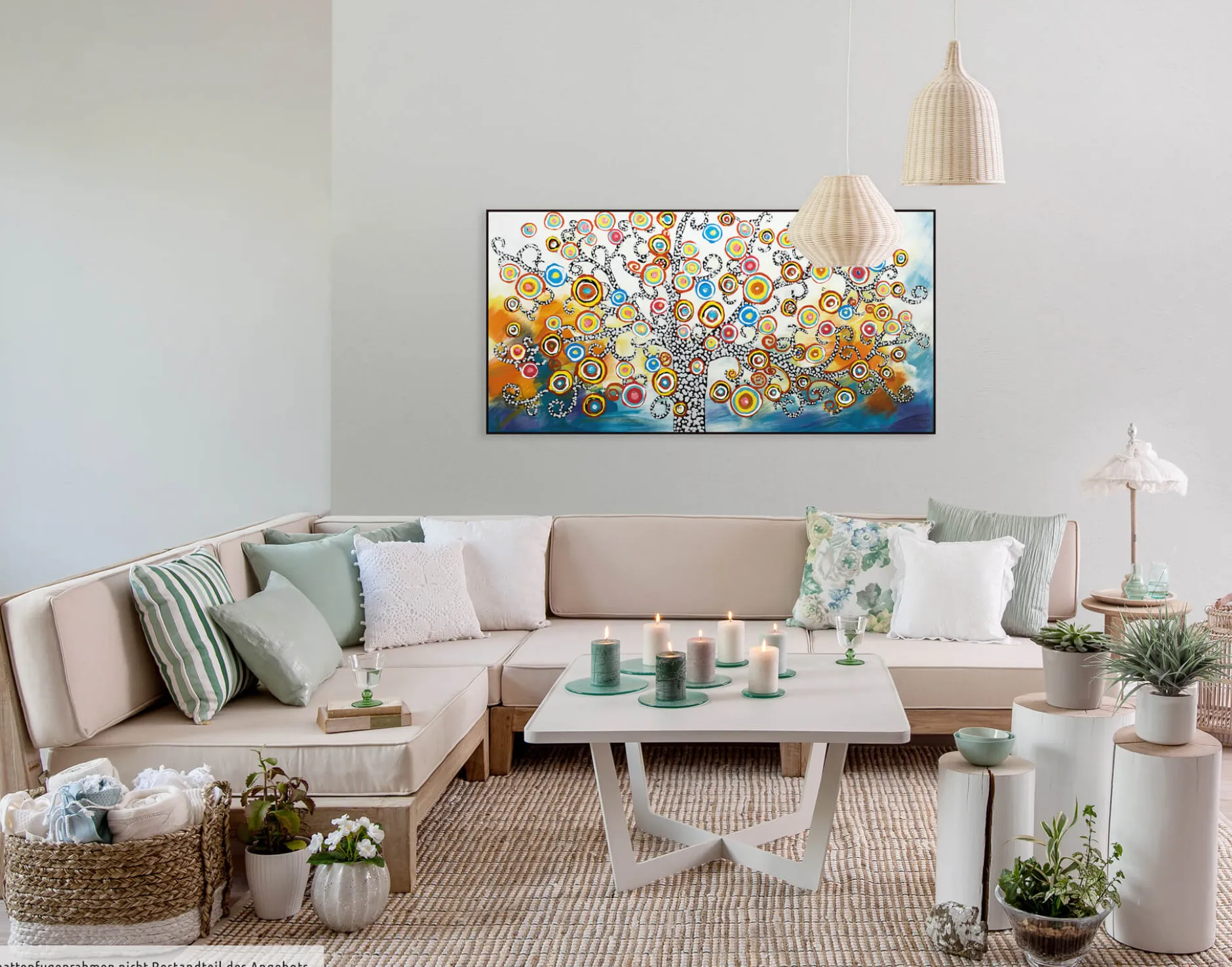 Handgemaltes Gemälde 'Oracle of Insights' 120x60cm | inkl. Echtheitszertifikat