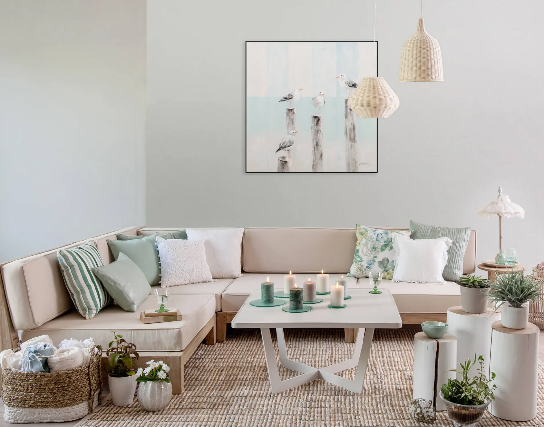 Handgemaltes Gemälde 'Ostseesehnsucht' 80x80cm | inkl. Echtheitszertifikat