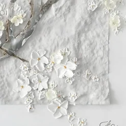 Handgemaltes Gemälde 'Pale Branches' 90x60cm | inkl. Echtheitszertifikat