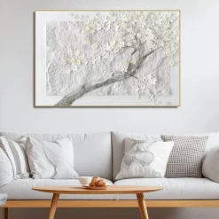 Handgemaltes Gemälde 'Pale Branches' 90x60cm | inkl. Echtheitszertifikat