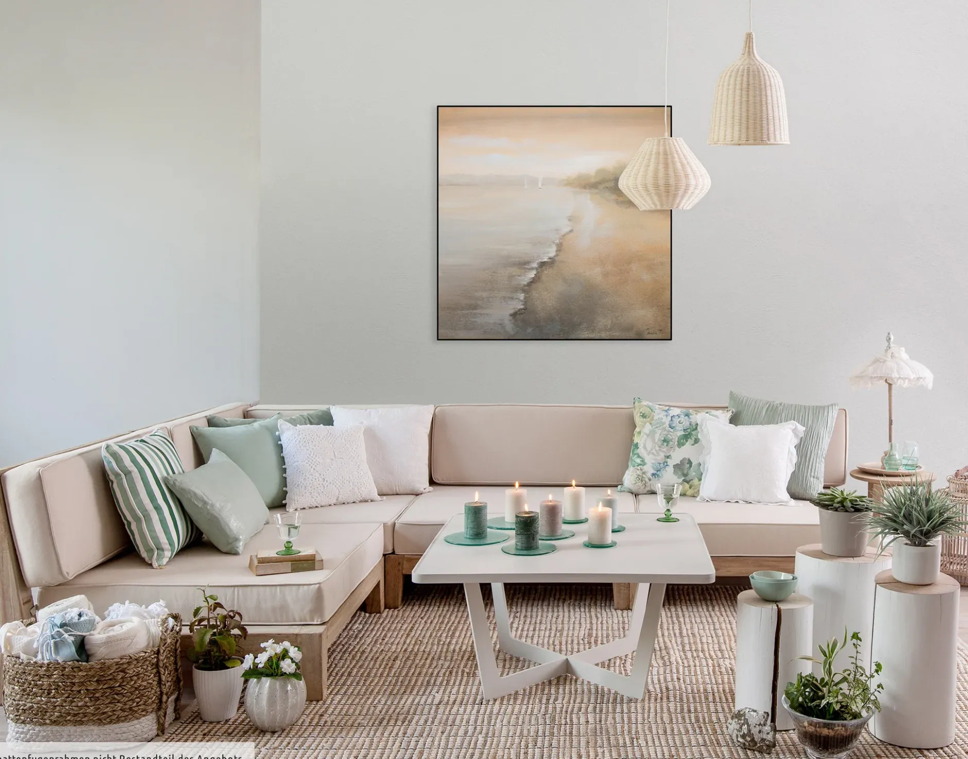 Handgemaltes Gemälde 'Paradise in front of us' 80x80cm | inkl. Echtheitszertifikat