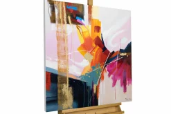 Handgemaltes Gemälde 'Passion der Farben' 80x80cm | inkl. Echtheitszertifikat