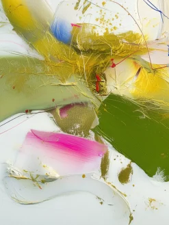 Handgemaltes Gemälde 'Pastellfunken' | Echtheitszertifikat inklusive