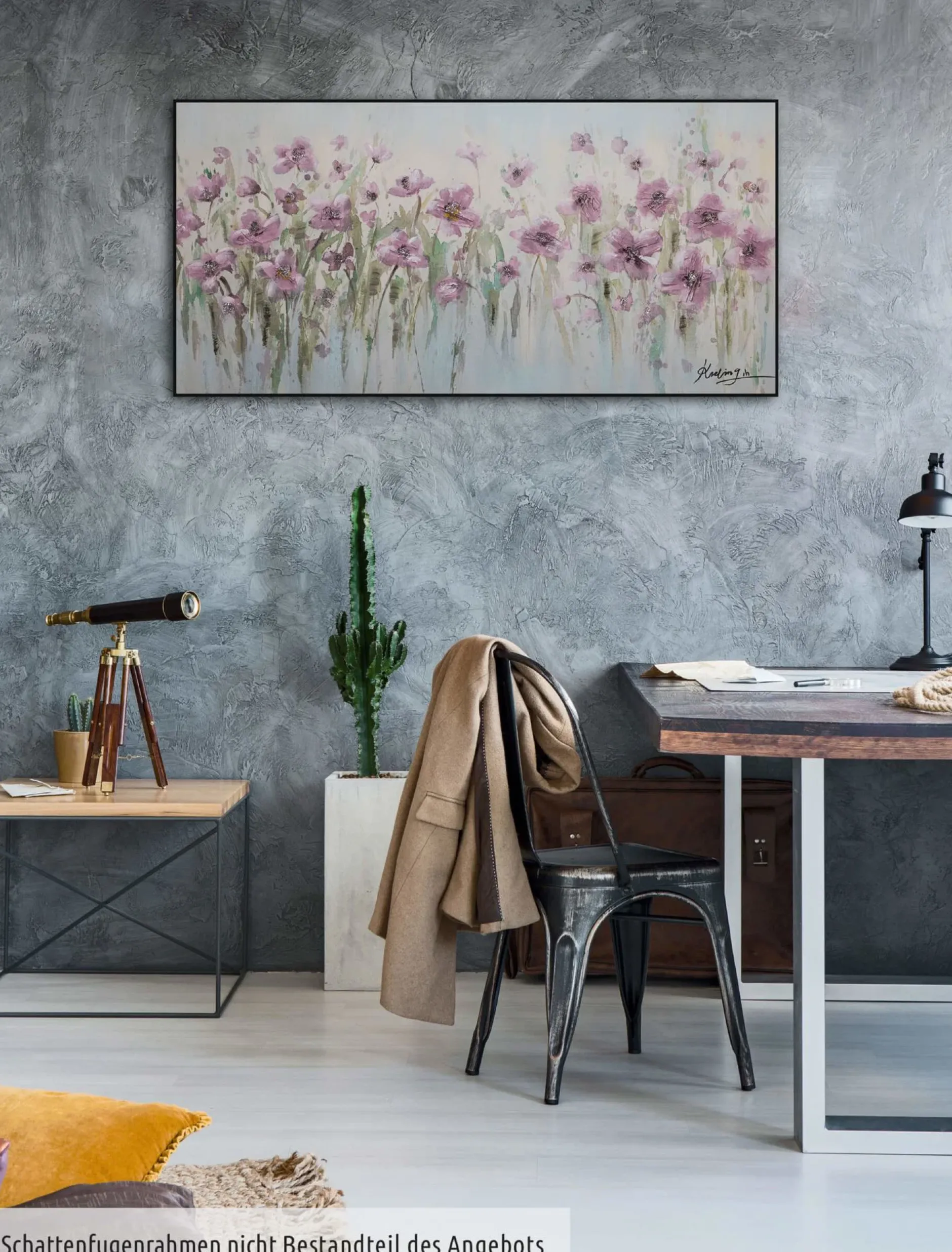 Handgemaltes Gemälde 'Perfect Scenery' 120x60cm | inkl. Echtheitszertifikat