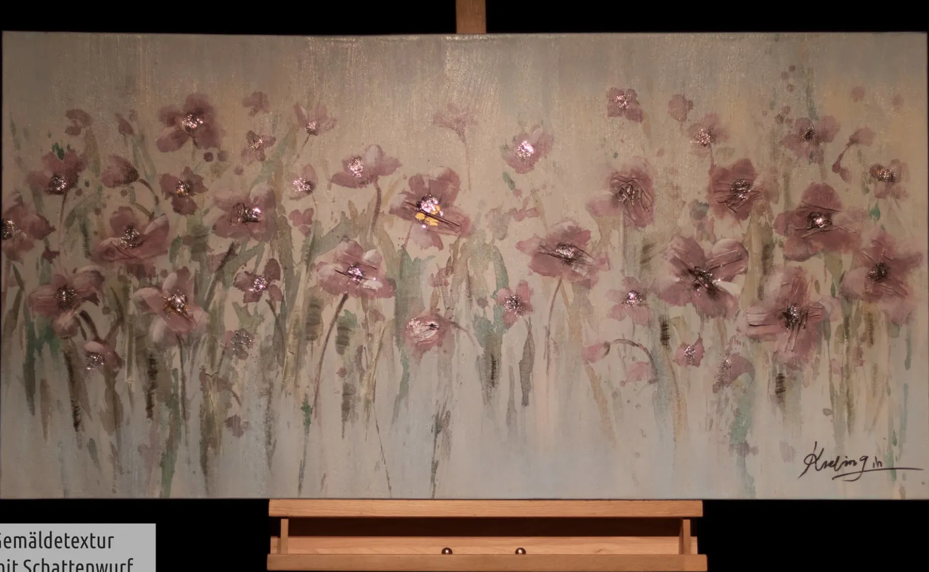 Handgemaltes Gemälde 'Perfect Scenery' 120x60cm | inkl. Echtheitszertifikat