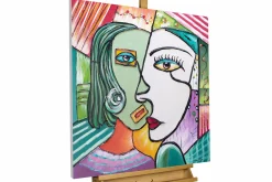 Handgemaltes Gemälde 'Perfect Completement' 80x80cm | inkl. Echtheitszertifikat