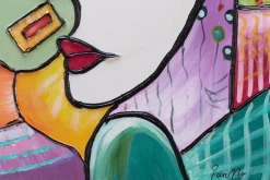 Handgemaltes Gemälde 'Perfect Completement' 80x80cm | inkl. Echtheitszertifikat