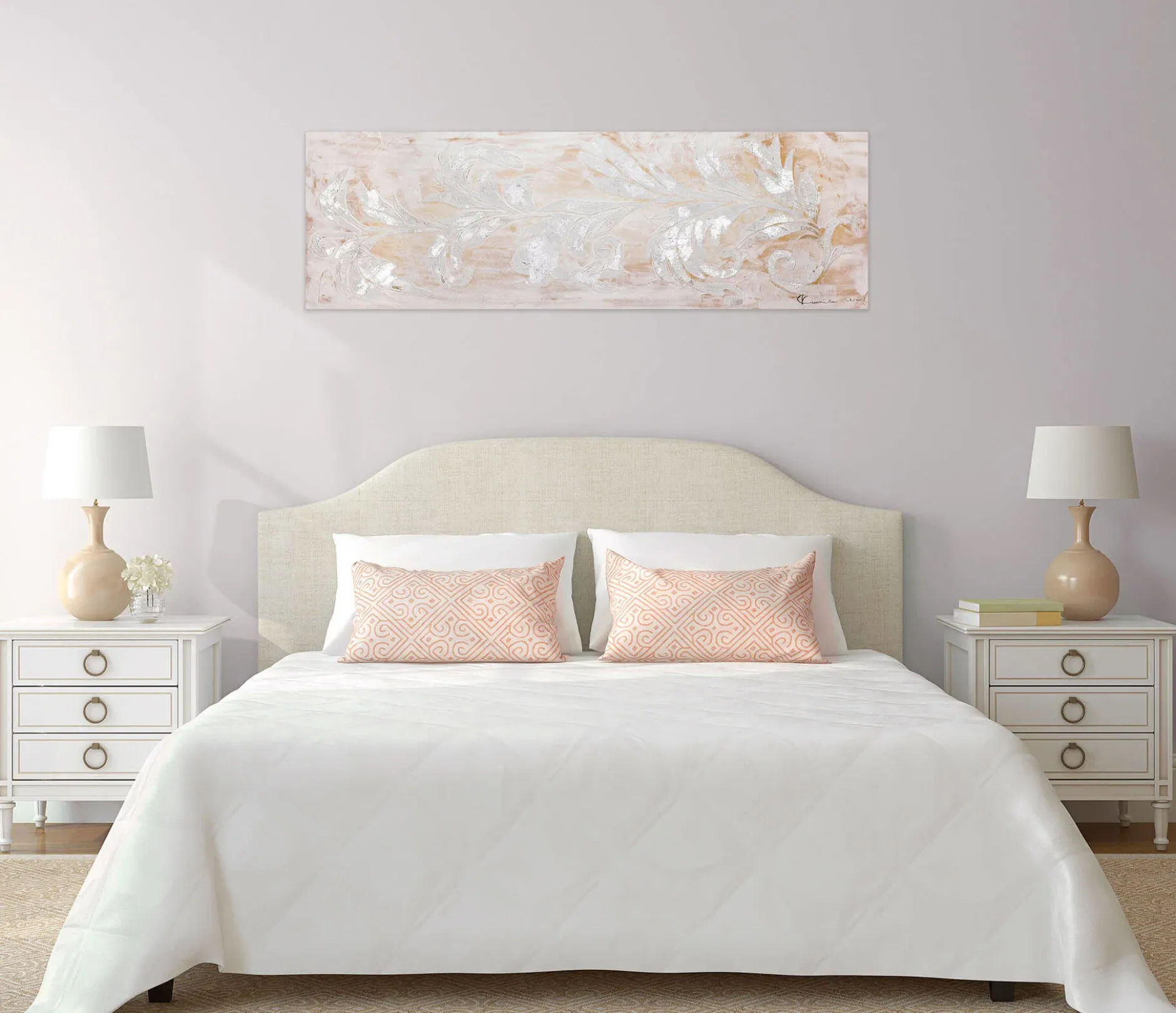Handgemaltes Gemälde 'Perlentanz' 150x50cm | inkl. Echtheitszertifikat