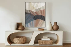 Handgemaltes Gemälde 'Petals in Motion' 60x90cm | inkl. Echtheitszertifikat