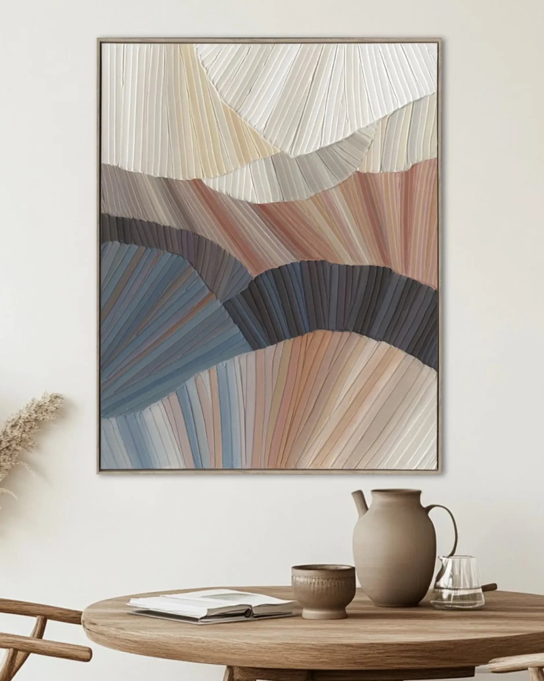 Handgemaltes Gemälde 'Petals in Motion' 60x90cm | inkl. Echtheitszertifikat