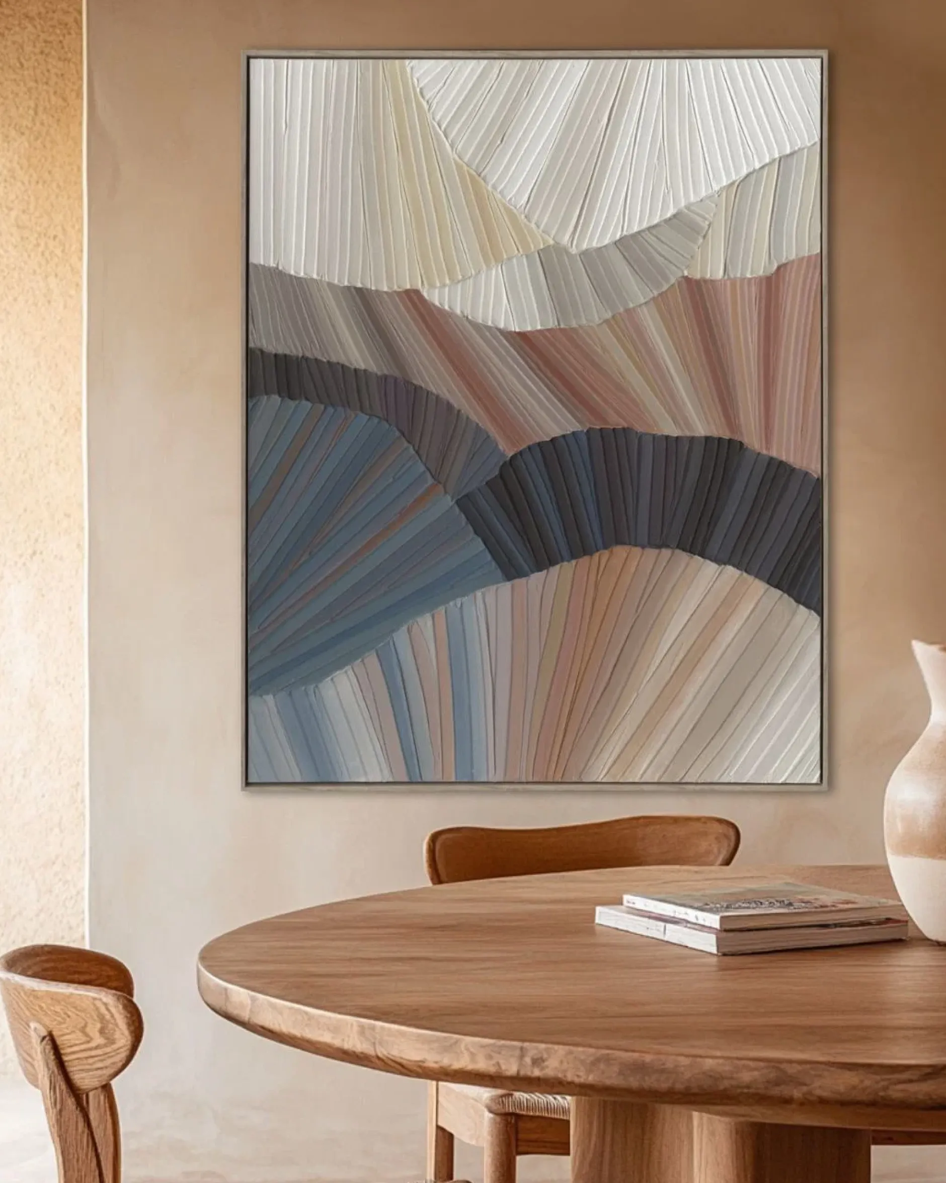 Handgemaltes Gemälde 'Petals in Motion' 60x90cm | inkl. Echtheitszertifikat