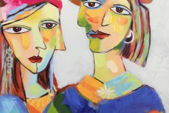 Handgemaltes Gemälde 'Picasso's Musen' 120x60cm | inkl. Echtheitszertifikat
